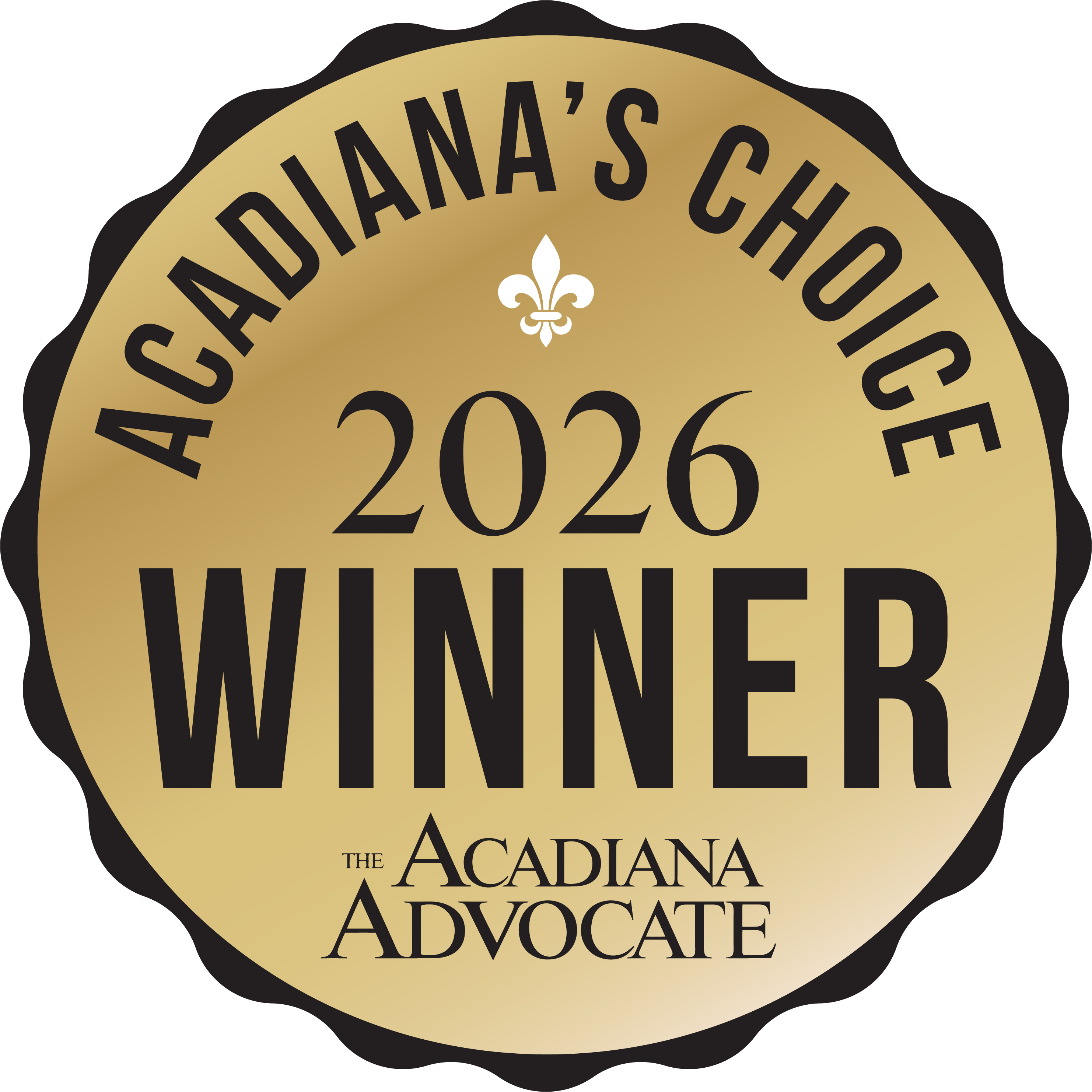 Acadiana's Choice 2026 Gold Winner