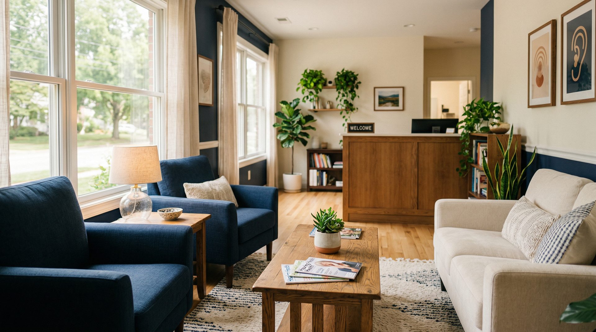 Warm, welcoming healthcare environment